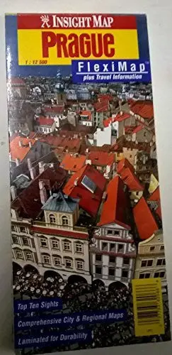 Insight Map Prague : Fleximap Plus Travel Information [Paperback] American Map Corporation 1