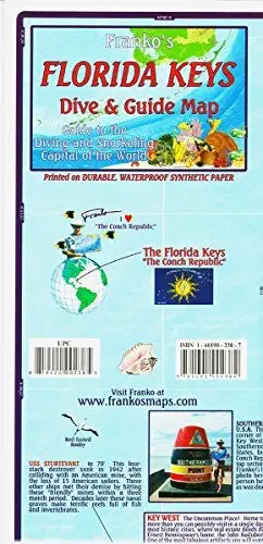 Franko Maps Florida Keys Scuba Diving Guide And Dive 1