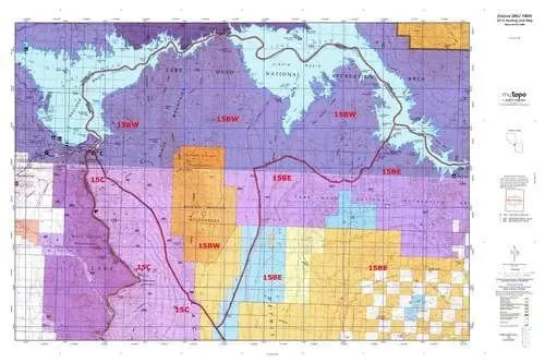 Arizona 15Bw Hunt Area / Game Management Units (Gmu) Map [Map] 1