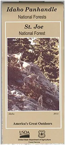 Map: Idaho Panhandle National Forest-St. Joe [Paperback] Forest Service 1