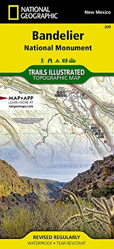 Bandelier National Monument Map (National Geographic Trails Illustrated Map, 209) [Map] National Geographic Maps - Trails Illustrated 1