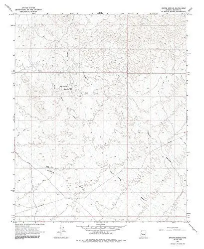 Groom Spring, Arizona 7.5' [Map] United Stated Geological Survey 1