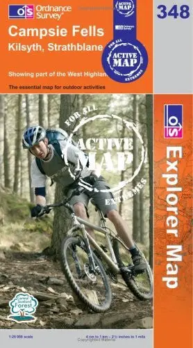 Campsie Fells (Os Explorer Map Active) [Map] Ordnance Survey 1