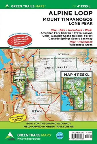 Alpine Loop, Ut No. 4113Sxl (Green Trails Maps, 4113Sx) [Map] Maps, Green Trails 1
