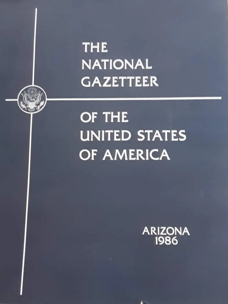 The National Gazetteer Of The United States Of America - Arizona 1986 - U.S. Geological Survey Professional Paper 1200-Az [Paperback] U.S. Geological Survey 1
