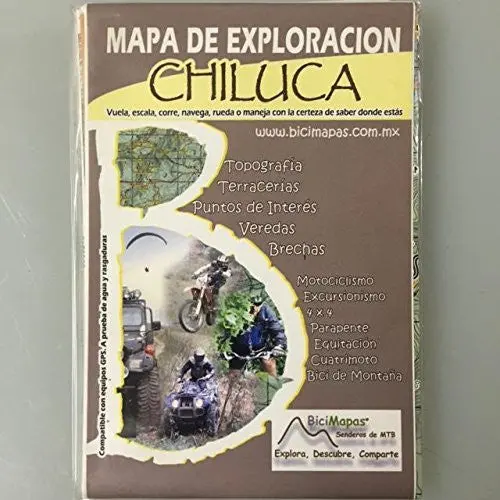 Chiluca Mapa De Exploracion Outdoor/Recreation Map [Map] Bicimapas 1