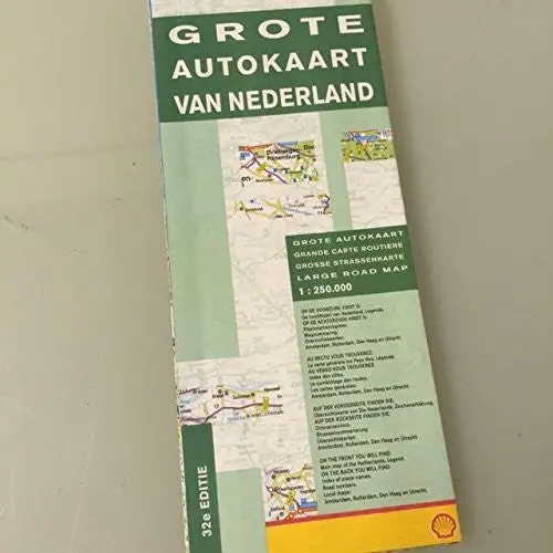 Shell Autokaart Nederland: 1 : 250.000 [Map] Falkplan B.V. 1