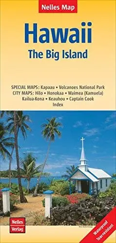 Hawaii / The Big Island 1:330K Waterproof (English, French And German Edition) Nelles Verlag Gmbh 1
