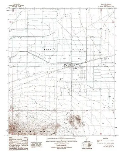 Aguila, Arizona 7.5' [Map] United Stated Geological Survey 1