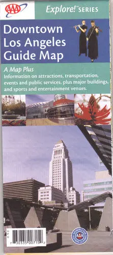 Downtown Los Angeles Guide Folding Map (Explore Series) [Unknown Binding] Aaa 1