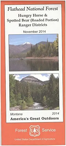 Map: Flathead Nf Hungry Horse & Spotted Bear Ranger Districts [Paperback] Forest Service 1