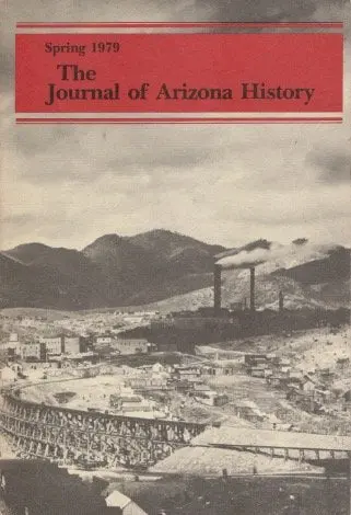Journal Of Arizona History (Spring, 1979) (Vol. 20, No. 1) [Paperback] A. Tracy Row 1