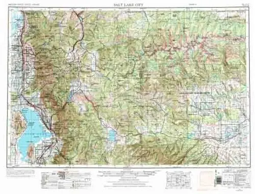 Salt Lake City, Ut [Map] U.S. Geological Survey 1