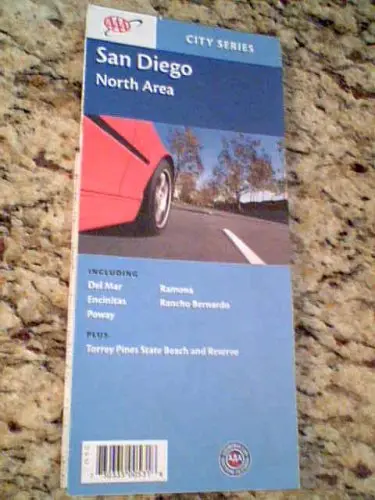 Aaa City Series San Diego North Area Map, Includes Del Mar And Other Areas [Paperback] Aaa 1