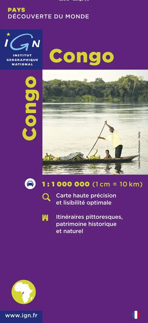 85015 Congo 1/1M (French Edition) Ign Institut G?Ographique National 1