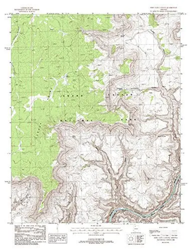 Fern Glen Canyon, Arizona 7.5' [Map] United Stated Geological Survey 1