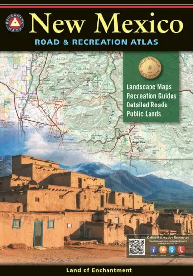 New Mexico: Field Checked For Accuracy (Land Of Enchantment) Road & Recreation Atlas 1