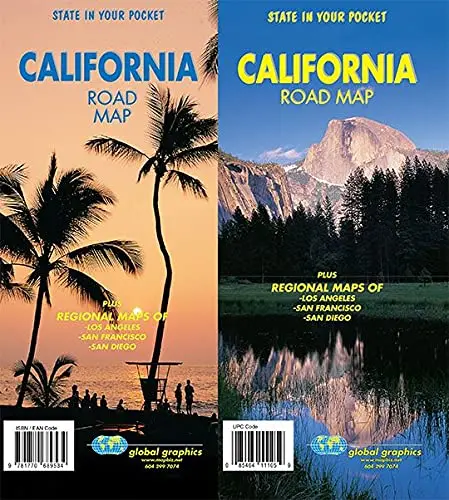2020 California Road Map (State In Your Pocket) 1