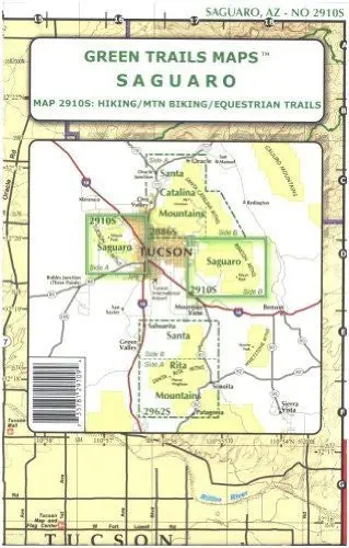 Map: Saguaro National Park/Rincon Mts [Unknown Binding] Green Trails Maps 1
