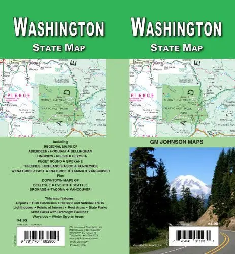Washington State Map G.M. Johnson & Associates Ltd. 1