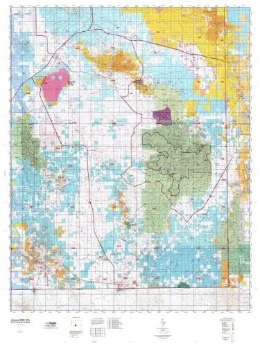 Arizona Gmu 30A Hunt Area / Game Management Unit (Gmu) Map 1