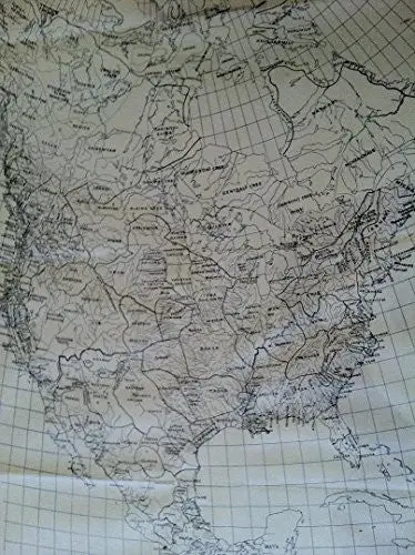 Native Tribes Of North America [Map] Kroeber 1