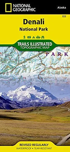 Denali National Park And Preserve Map (National Geographic Trails Illustrated Map, 222) [Map] National Geographic Maps - Trails Illustrated 1