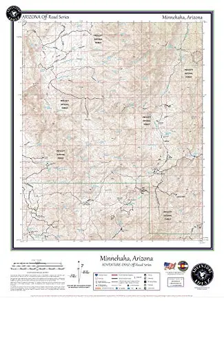 Minnehaha, Arizona Map / Off-Road Series 1