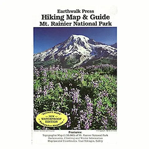 Mount Rainier Nat'l Park, Wa [Map] Earthwalk Press 1