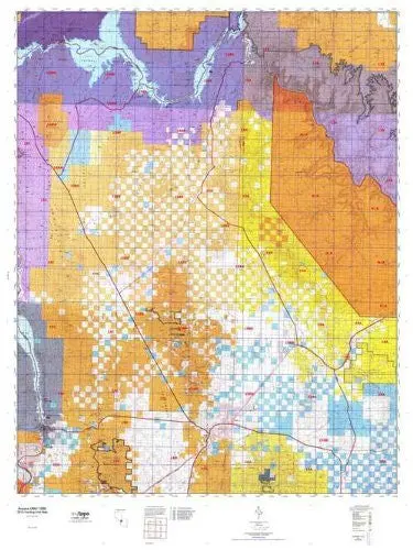 Arizona 15Be Hunt Area / Game Management Units (Gmu) Map [Map] 1