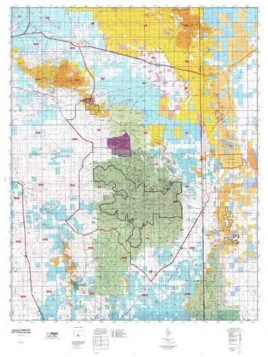 Arizona Gmu 29 Hunt Area / Game Management Units (Gmu) Map [Map] 1