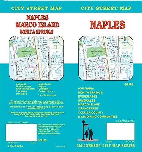 Naples / Marco Island, Florida Street Map [Map] Gm Johnson 1