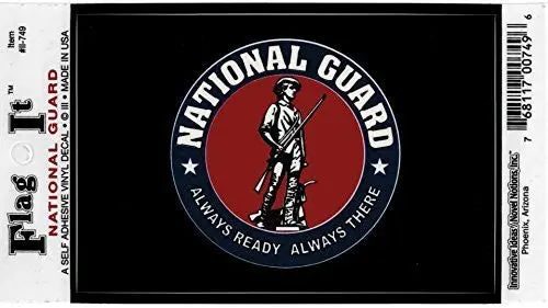 National Guard Seal Decal For Auto, Truck Or Boat 1