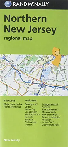 Northern New Jersey Regional Map [Map] Rand Mcnally 1