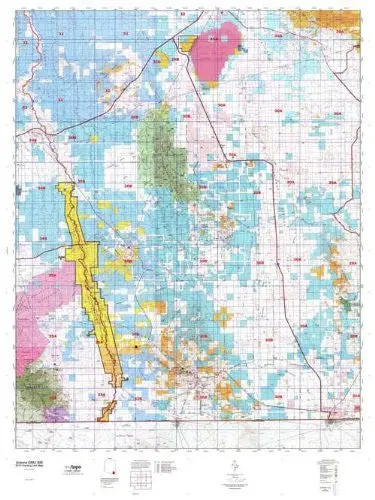 Arizona Gmu 30B Hunt Area / Game Management Units (Gmu) Map [Map] 1