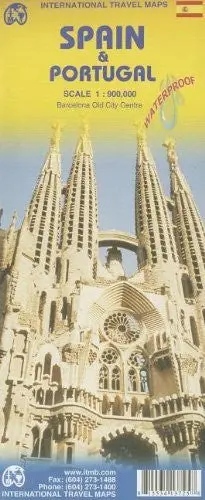 Spain/Portugal 1: 900 000 International Travel Maps 1