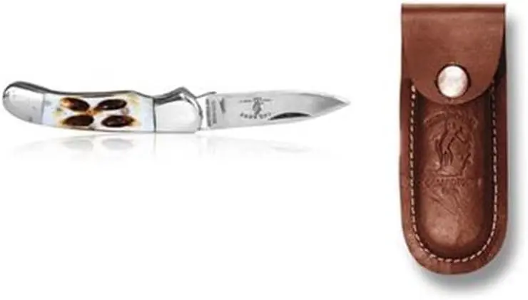Real Bone Handle Folding With Stainless Blade Hunting Folding Knife 1