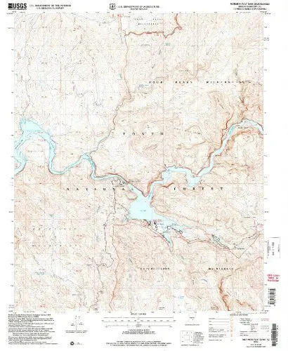Mormon Flat Dam, Arizona 2004 (7.5'×7.5' Topographic Quadrangle) 1