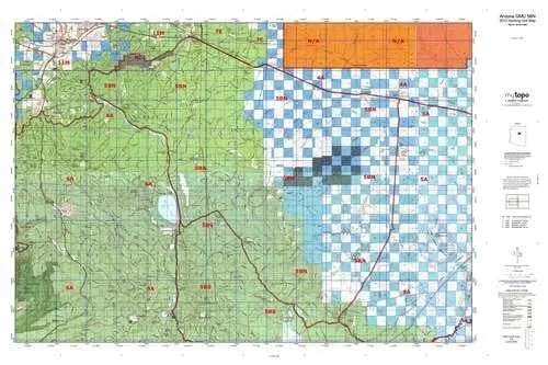 Arizona Gmu 05Bn Hunt Area / Game Management Units (Gmu) Map [Map] 1