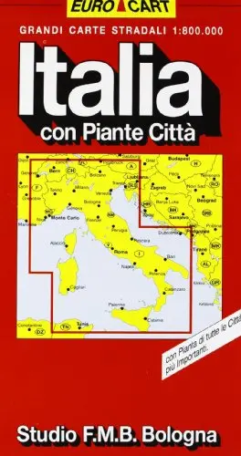 Italia Con Piante Di Città: Grandi Carte Stradali 1:800.000 [Paperback] Unknown Author 1