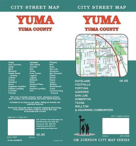 City Street Map Yuma / Yuma County (Arizona) 1