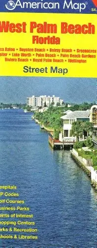 American Map West Palm Beach Florida [Map] Trakker Maps Inc 1