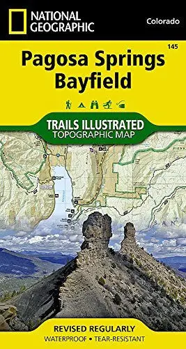 Pagosa Springs, Bayfield Map (National Geographic Trails Illustrated Map, 145) [Map] National Geographic Maps - Trails Illustrated 1