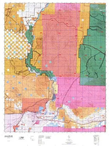 Arizona Gmu 43B Hunt Area / Game Management Units (Gmu) Map [Map] 1