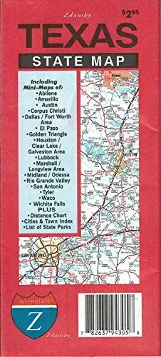 Texas State Map [Map] San Antonio Cartographic Services 1