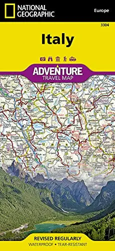 Italy Map (National Geographic Adventure Map, 3304) [Map] National Geographic Maps - Adventure 1