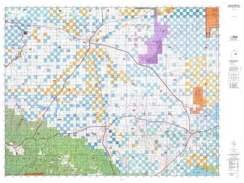 Arizona Gmu 03A Hunt Area / Game Management Unit (Gmu) Map 1