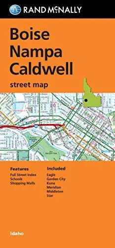 Rand Mcnally Folded Map: Boise, Nampa And Caldwell Street Map (Rand Mcnally Street Map) [Map] Rand Mcnally 1