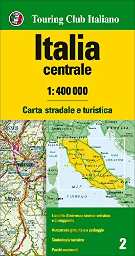 Italy Central 2 Tci (R) Wp (Italian Edition) [Map] Touring Editore 1