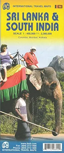 Sri Lanka & South India 1:450,000/1:2,380,000 By Itmb Publishing (2015-04-01) [Map] 1